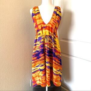 JOSA Tulum  Tropical Chiffon Swim Cover-Up